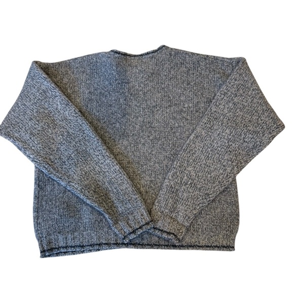 Vintage Eddie Bauer men's Wool Chunky grandpa sweater Size XL Heavy Knit - Picture 4 of 11